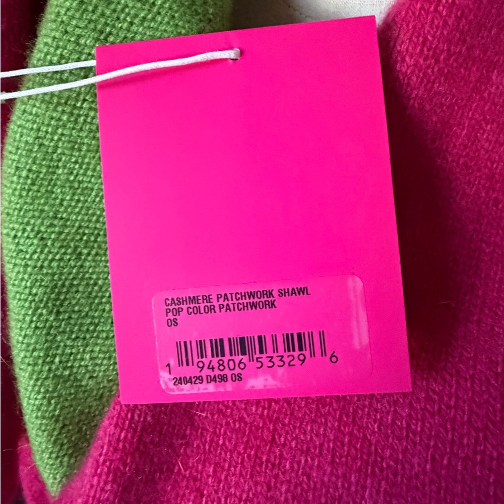 The Elder Statesman Patchwork Cashmere Shawl in P… - image 12